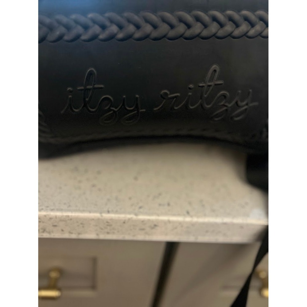 Itzy Ritzy Black Puffer Backpack Diaper Bag Organize Travel Versatile Change Pad - Picture 8 of 11